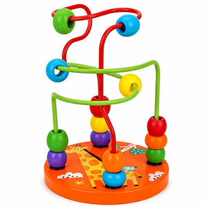 Mini Beads Coaster Wooden Activity Toy – 12+ Months - Fun Learning Store