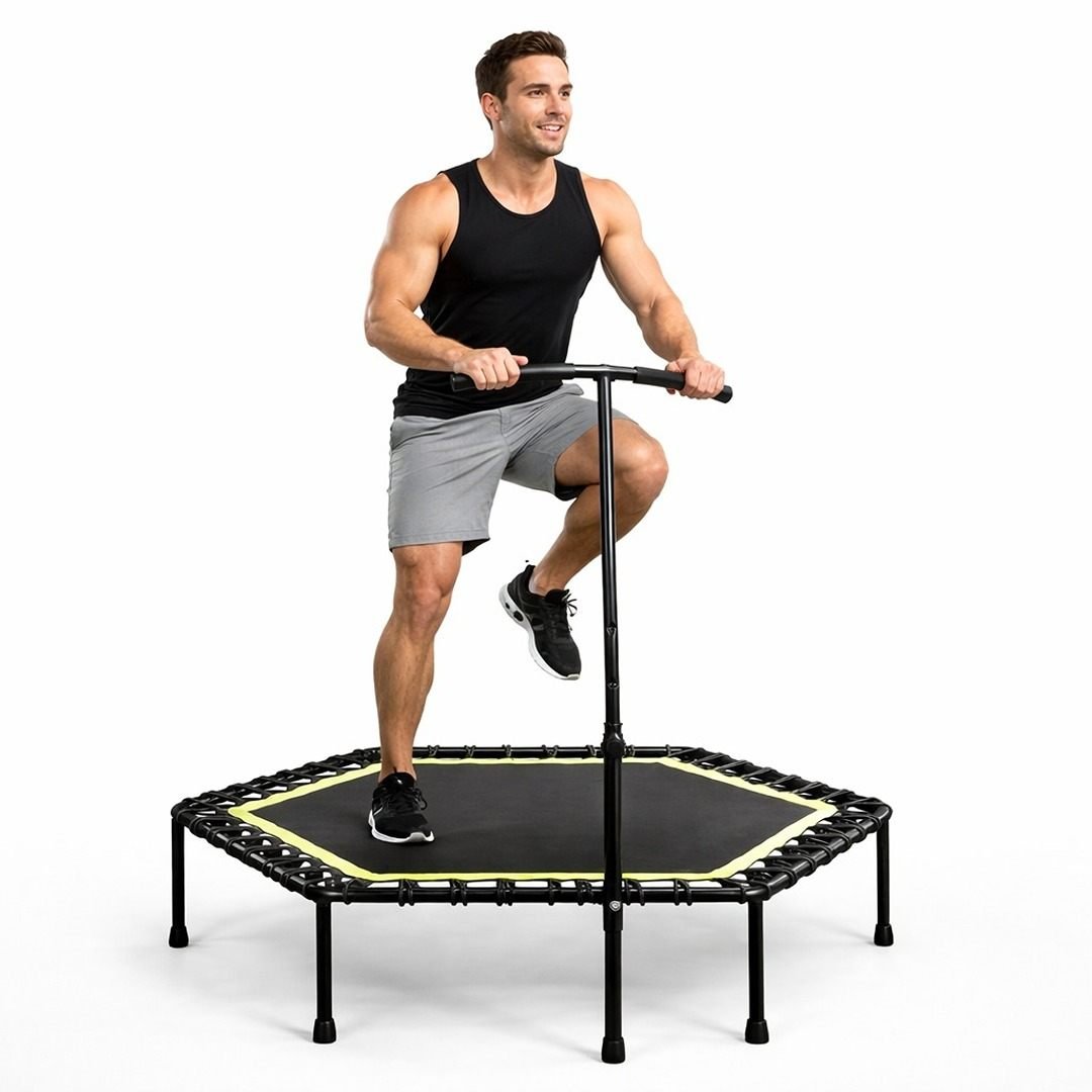 Mini Hex Trampoline: The Ultimate Home Fitness Powerhouse! - Fun Learning Store