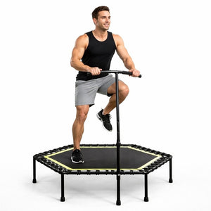 Mini Hex Trampoline: The Ultimate Home Fitness Powerhouse! - Fun Learning Store