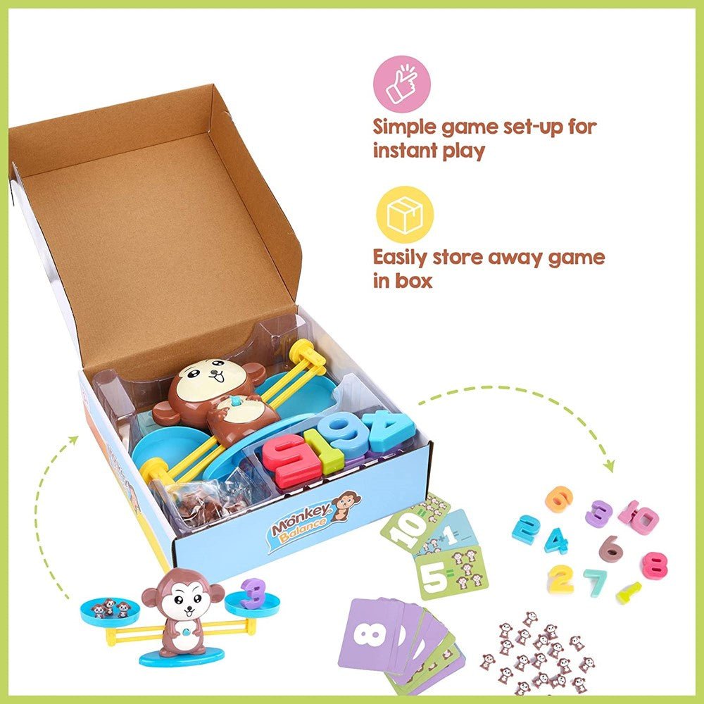 Monkey Balance Cool Math Game for Kids - Fun Learning Store