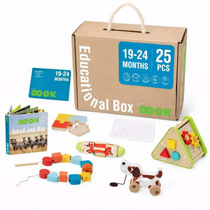 Montessori Baby Toys: 6 - in - 1 Learning Educational Set for Toddlers 19 - 24 Months - Ideal Toy Gifts - Fun Learning Store