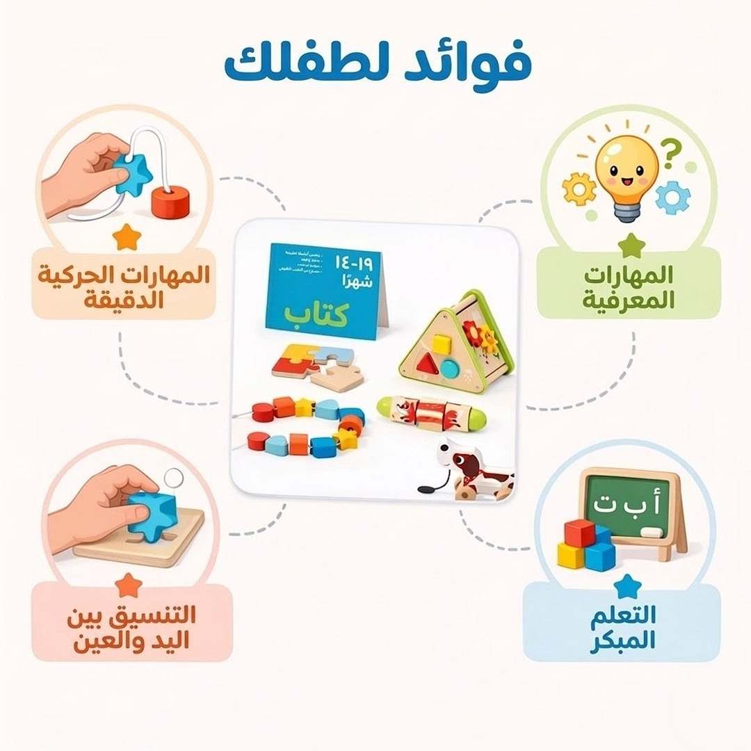 Montessori Baby Toys: 6 - in - 1 Learning Educational Set for Toddlers 19 - 24 Months - Ideal Toy Gifts - Fun Learning Store