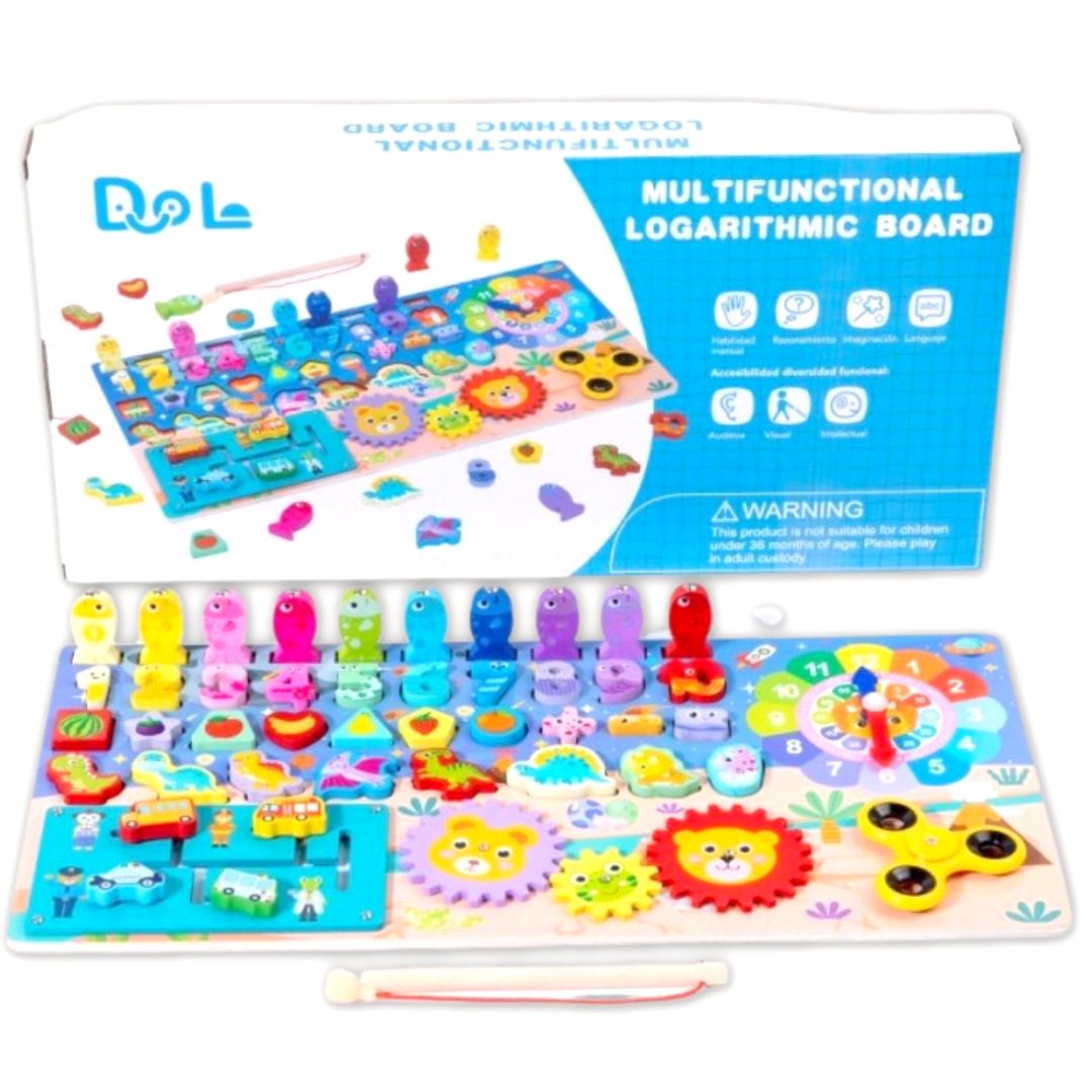 Montessori Toy for Kids - Multifunctional Logarithmic Board - Fun Learning Store