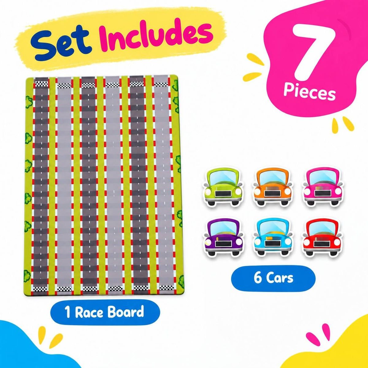 Motivation & Reward Educational Strategy – Car Racing Progress Board – Competitive Student Reward Tracker - Fun Learning Store