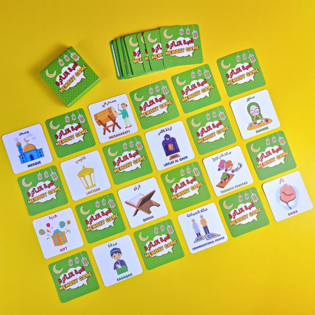 Muslim Kids Memory Game - Activity for Kids - Fun Learning Store