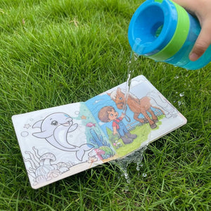 My Colours Disappear and Return – Reusable Water-Reveal Colouring Book for Kids - Fun Learning Store