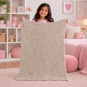 My Cozy Blanket – DIY Finger Knitting & Craft Kit for Kids - Fun Learning Store
