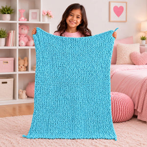 My Cozy Blanket – DIY Finger Knitting & Craft Kit for Kids - Fun Learning Store