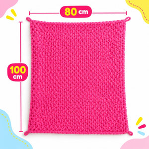 My Cozy Blanket – DIY Finger Knitting & Craft Kit for Kids - Fun Learning Store