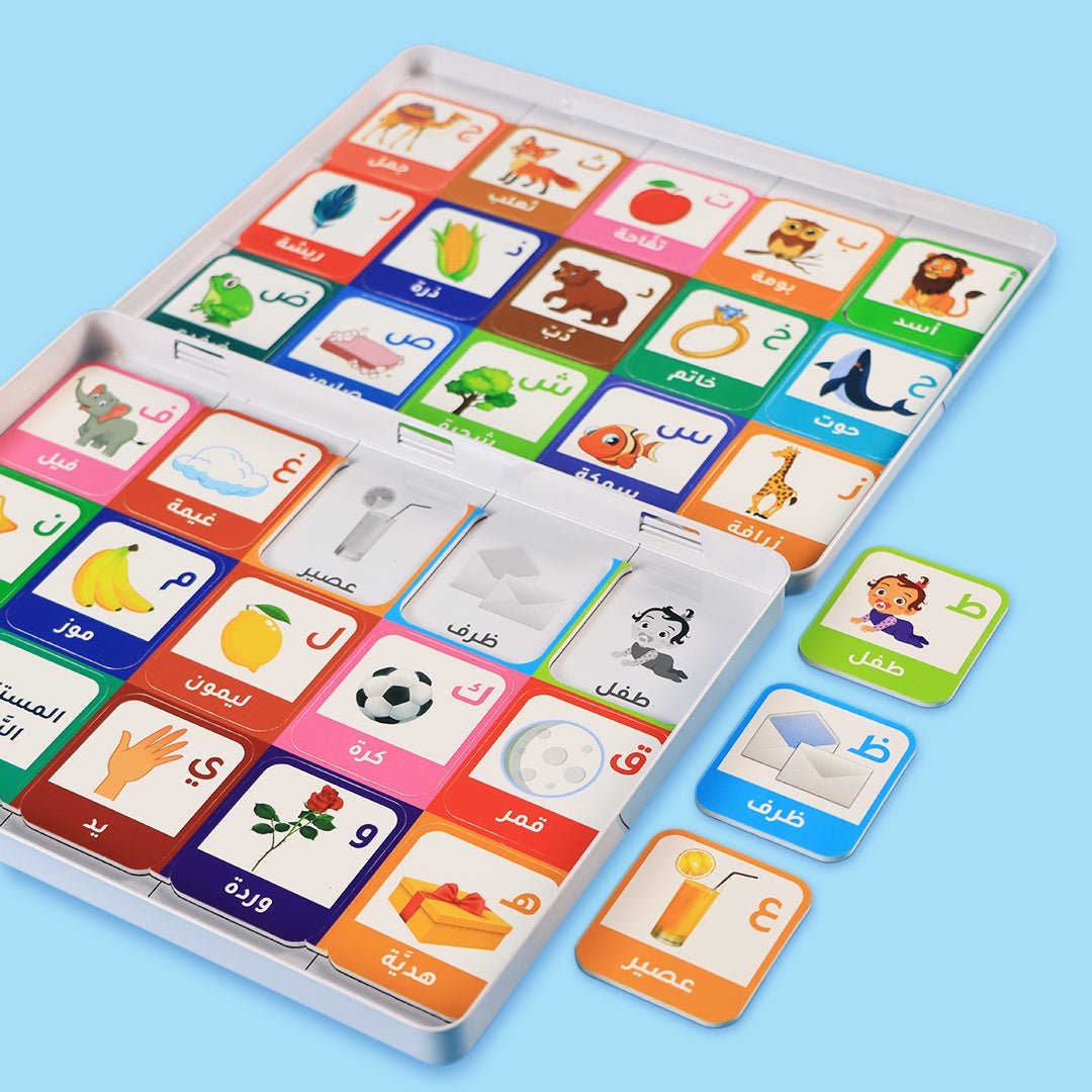 My First Letters & Arabic Words Magnetic Learning Bag – Smart, Fun, and Full of Discovery! - Fun Learning Store