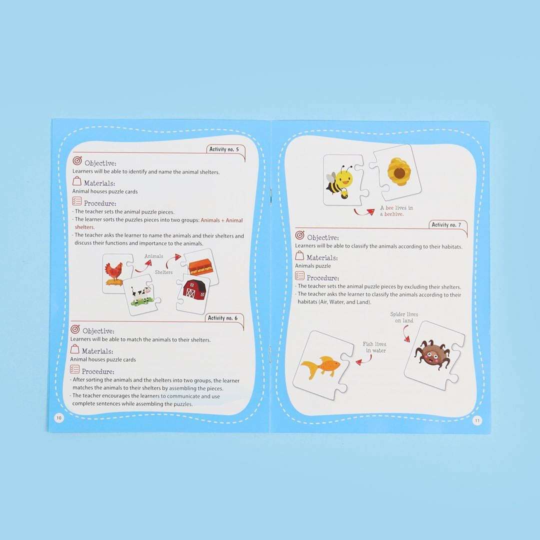 My First Montessori Educational Bag Animals and Plants - Fun Learning Store