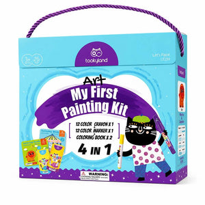 My First Painting Kit | Complete Creative Art Set for Kids 3+ - Fun Learning Store