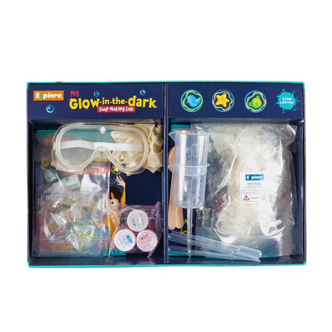 My Glow - in - the - Dark Soap Lab – Create Magical, Glowing Soaps at Home! - Fun Learning Store