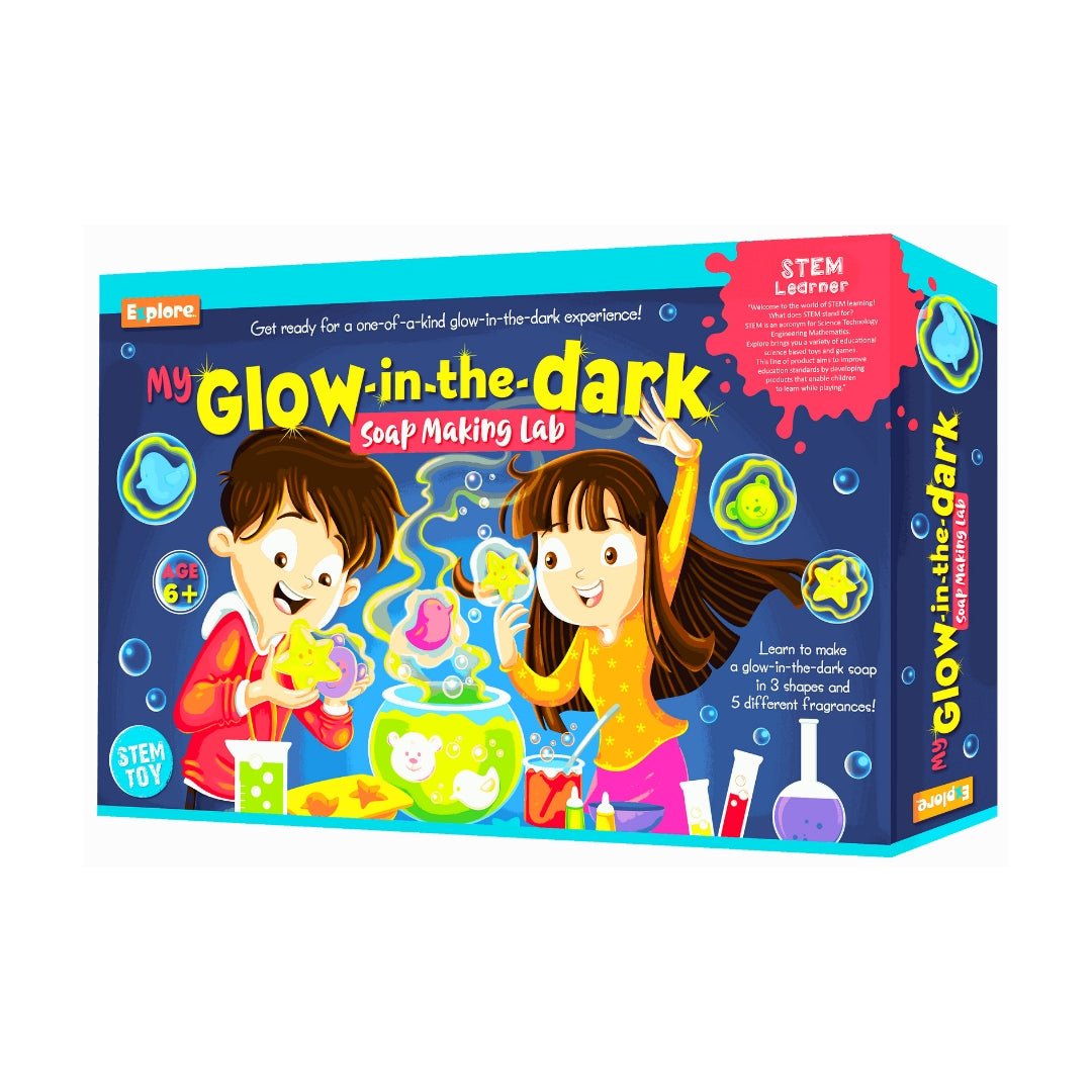 My Glow - in - the - Dark Soap Lab – Create Magical, Glowing Soaps at Home! - Fun Learning Store