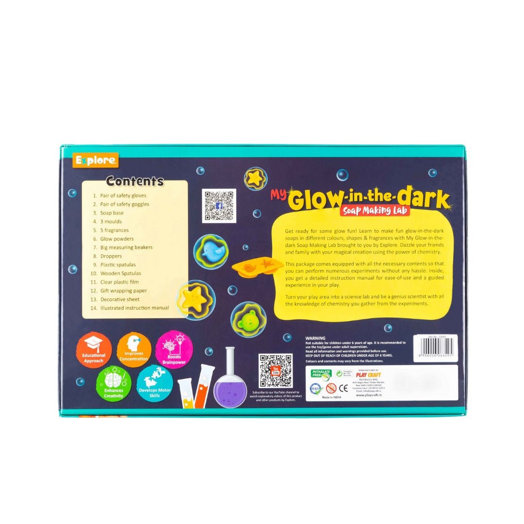 My Glow - in - the - Dark Soap Lab – Create Magical, Glowing Soaps at Home! - Fun Learning Store