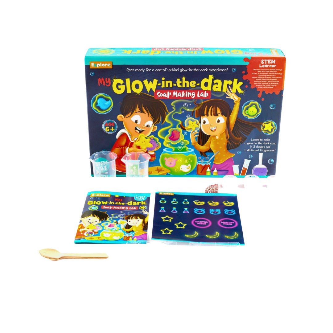 My Glow - in - the - Dark Soap Lab – Create Magical, Glowing Soaps at Home! - Fun Learning Store