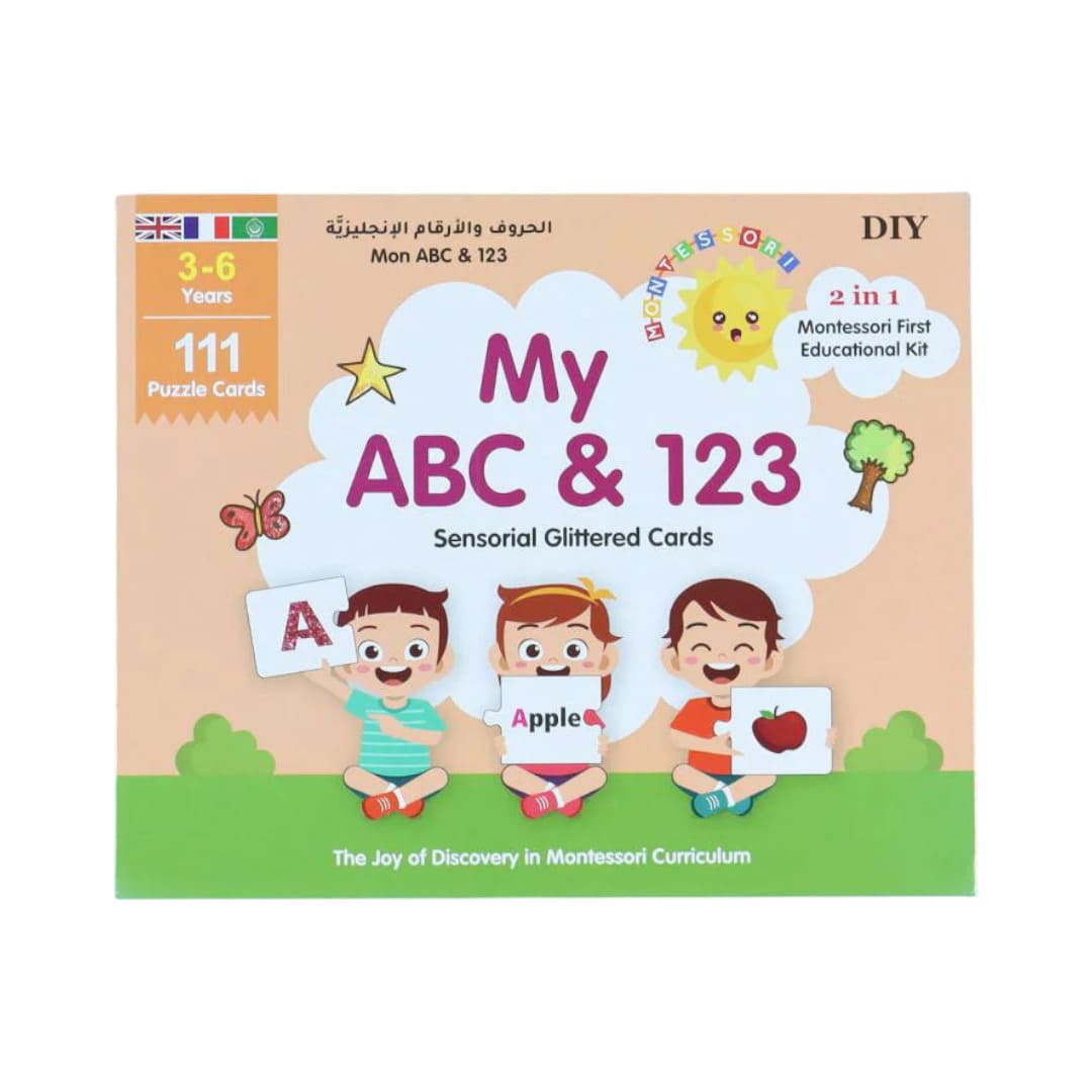 English Alphabet & Numbers for Kids: Montessori Educational Kit – Fun ...