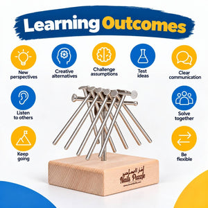 Nails Puzzle – Creative Thinking & Problem-Solving Challenge - Fun Learning Store