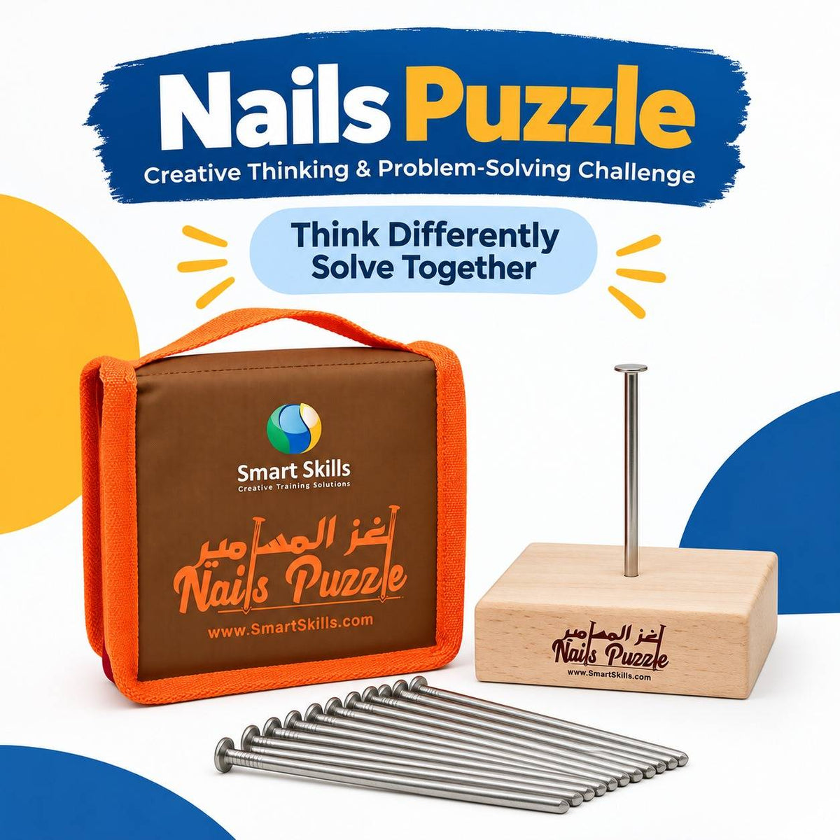 Nails Puzzle – Creative Thinking & Problem-Solving Challenge - Fun Learning Store