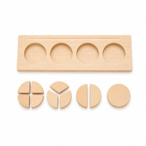 Natural Fraction Board Circle: Exploring the Logic of Parts and Wholes! - Fun Learning Store