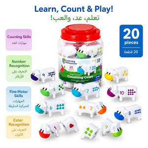 Number-Matching Farm Cows: Snap, Count, and Grow with Every Playful Moo! - Fun Learning Store