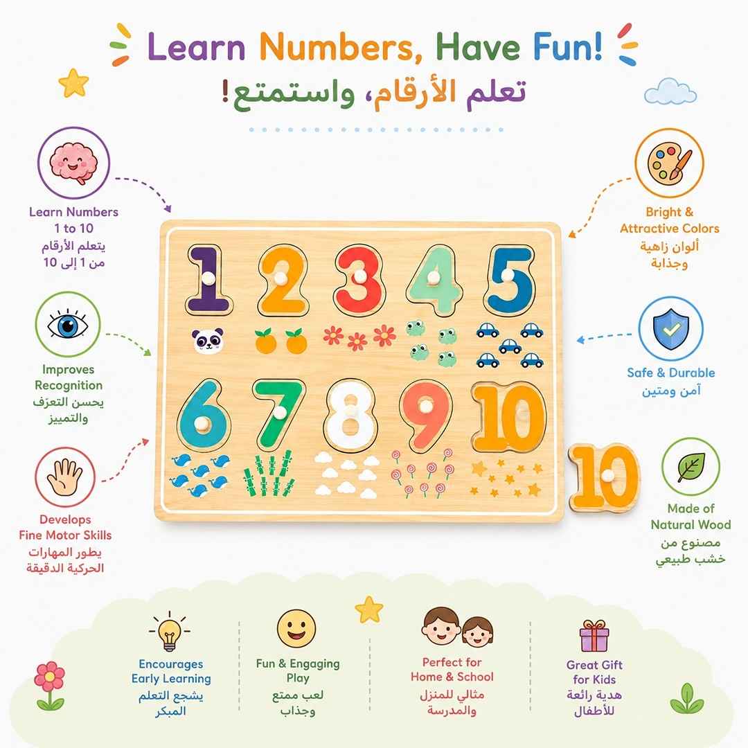 Number Puzzle – Master Counting Through Play - Fun Learning Store