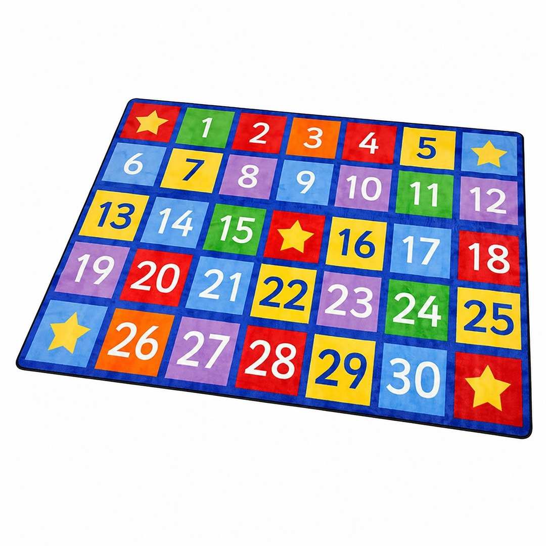 Number Rug 1 - 30 Rectangle 257x360cm – A Grand Arena for Counting & Play! - Fun Learning Store