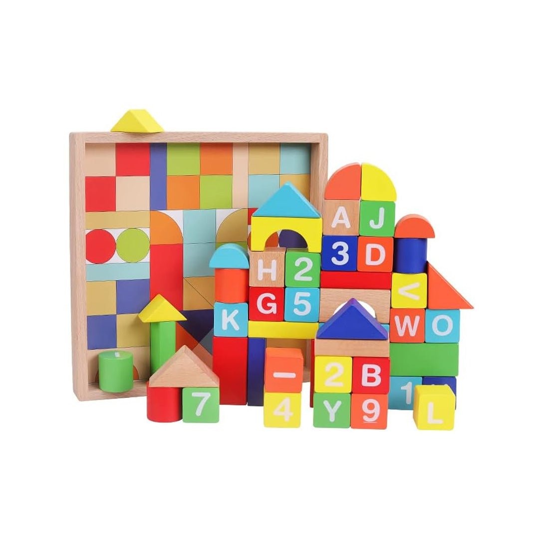 Numbers & Letters Blocks – Boost Learning and Creativity in Young Children - 48 pcs - Fun Learning Store