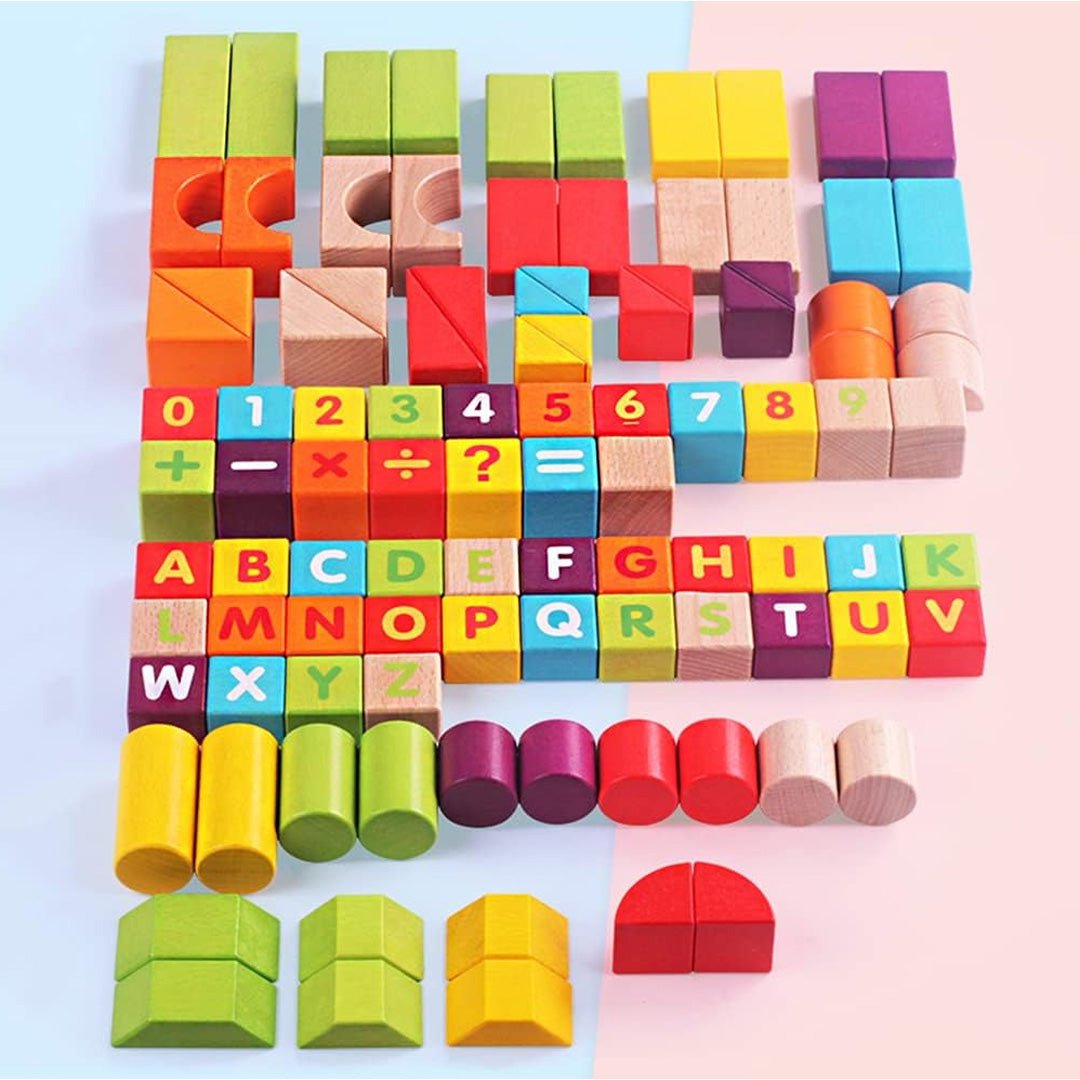 Numbers & Letters Blocks – Boost Learning and Creativity in Young Children - 48 pcs - Fun Learning Store