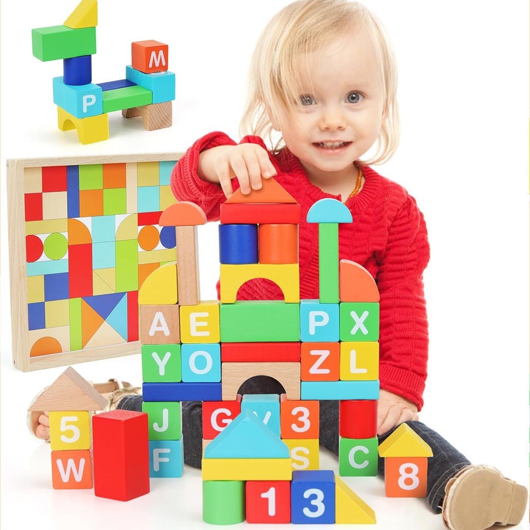 Numbers & Letters Blocks – Boost Learning and Creativity in Young Children - 48 pcs - Fun Learning Store