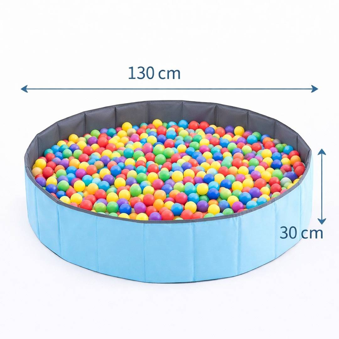 Ocean Ball Pit & Foldable Play Fence: Create a Sea of Joy in Your Living Room! - Fun Learning Store