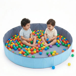 Ocean Ball Pit & Foldable Play Fence: Create a Sea of Joy in Your Living Room! - Fun Learning Store