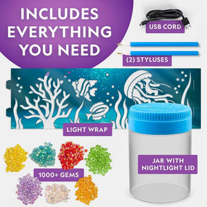 Ocean Nightlight Craft Kit – Sparkle, Create & Light Up the Sea! - Fun Learning Store