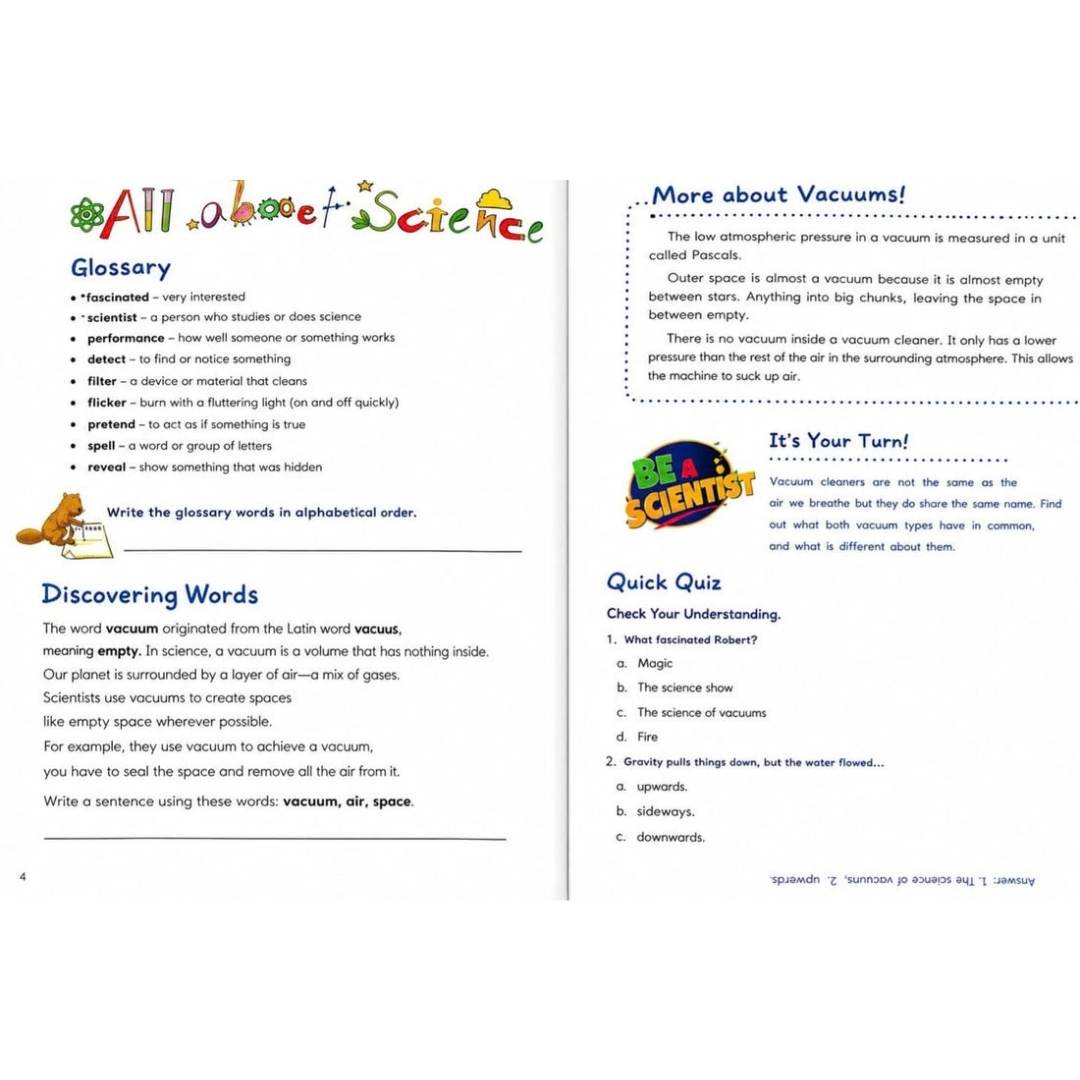 One Story A Day For Science (With Activities) – Book 8 for August | Age 9+ - Fun Learning Store