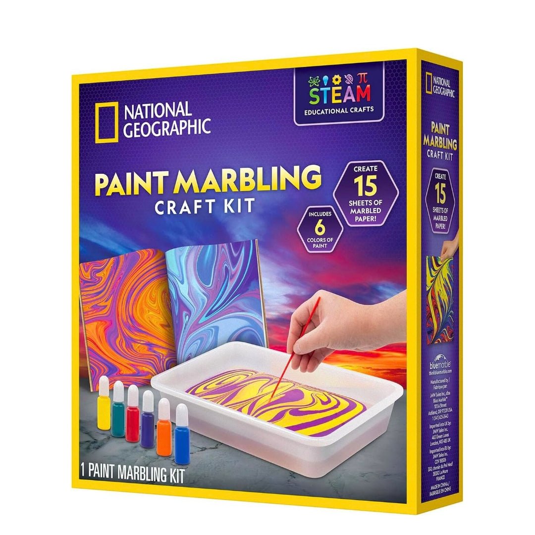 Paint Marbling Craft Kit – Swirl, Dip & Design Mesmerizing Art! - Fun Learning Store