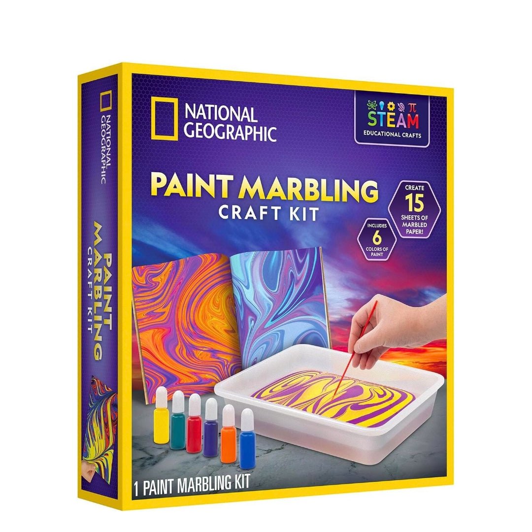 Paint Marbling Craft Kit – Swirl, Dip & Design Mesmerizing Art! - Fun Learning Store