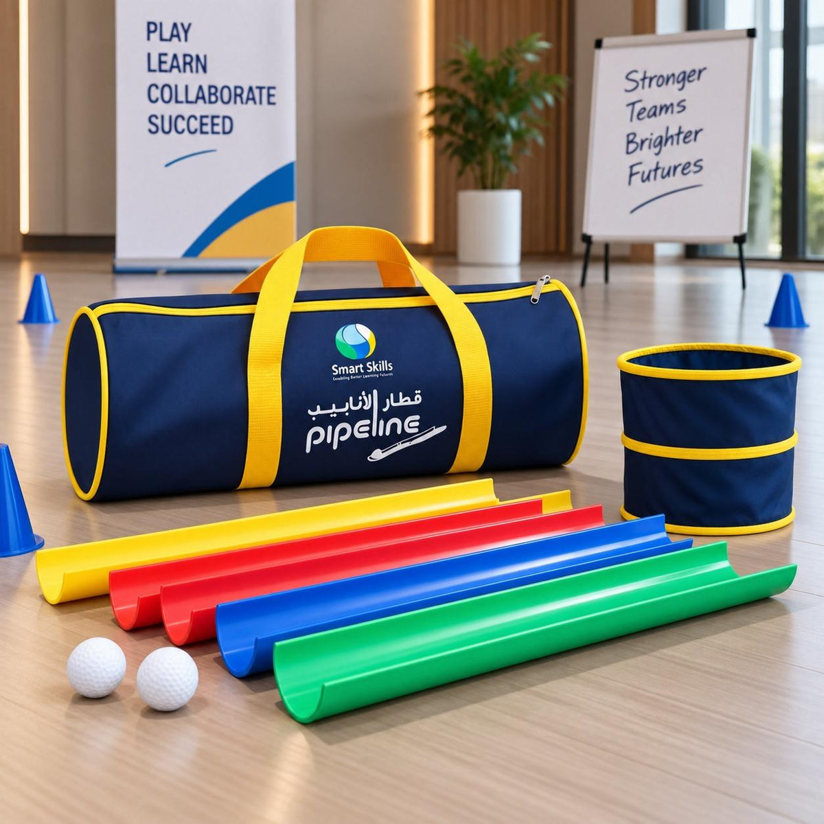 Pipe Line Train – Teamwork, Leadership & Coordination Challenge - Fun Learning Store