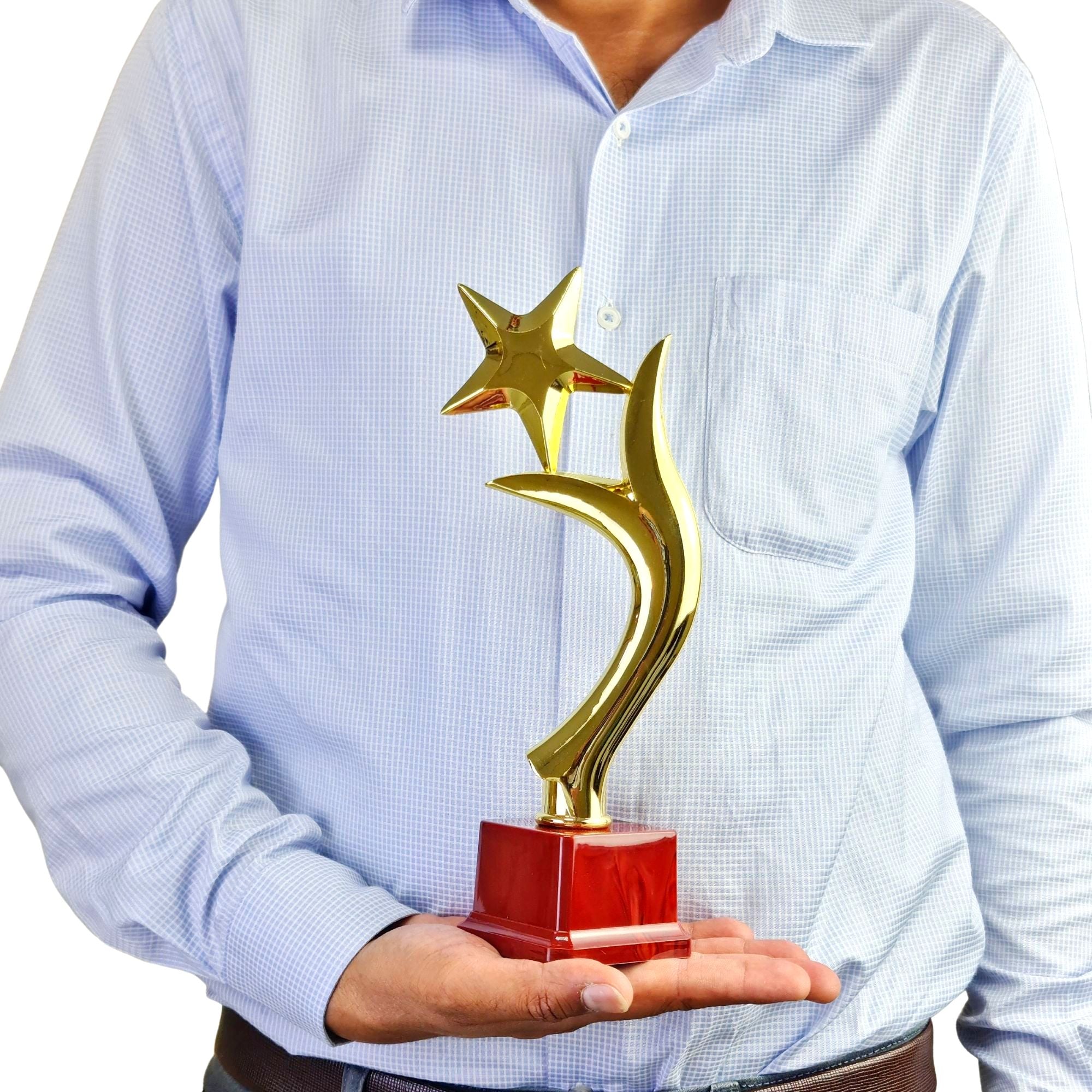 Plastic Golden Trophy Cup for Winner Kids - Star Shaped - Fun Learning Store