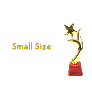 Plastic Golden Trophy Cup for Winner Kids - Star Shaped - Fun Learning Store