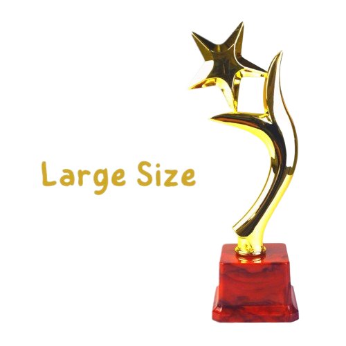 Plastic Golden Trophy Cup for Winner Kids - Star Shaped - Fun Learning Store