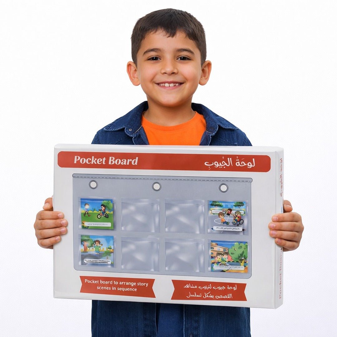 Pocket Board for Story Sequencing - Interactive Educational Tool for Kids - Fun Learning Store
