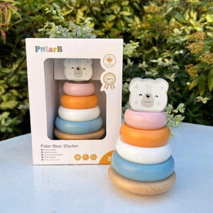 Polar Bear Stacker: The Perfect Creative Building Buddy - Fun Learning Store