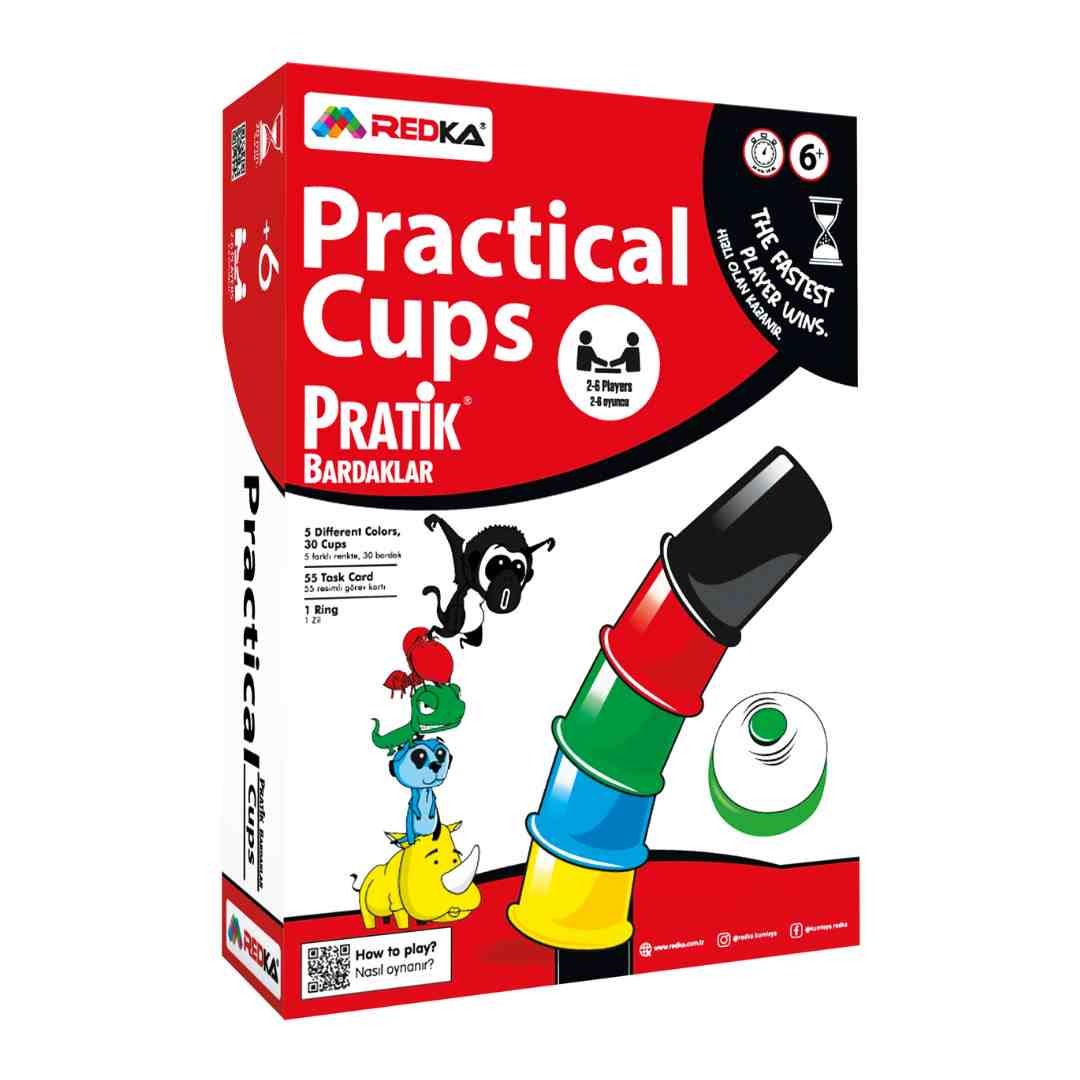 Practical Cups and Matching Game | Double the Fun for Family Game Night - Fun Learning Store