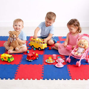 Premium High - Impact Sports Flooring: 100×100×2.5 cm - Fun Learning Store
