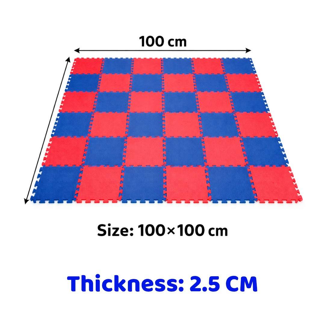 Premium High - Impact Sports Flooring: 100×100×2.5 cm - Fun Learning Store