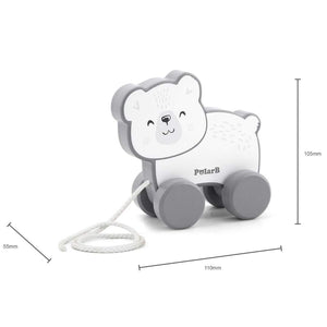 Pull-Along Buddy - Polar Bear : The Perfect Walking Companion - Fun Learning Store