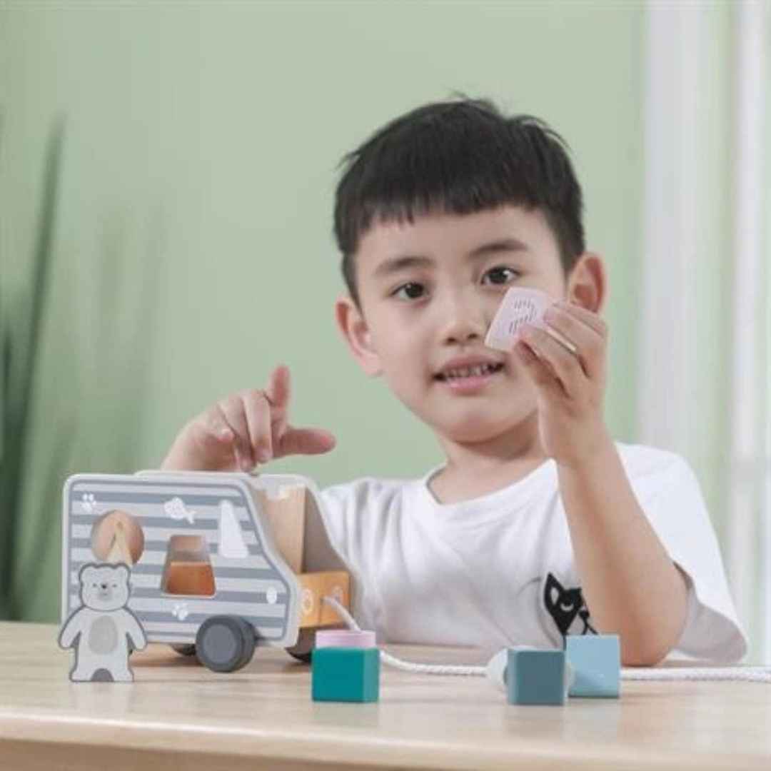 Pull-Along Shape Sorting Truck: Learn, Pull, and Play! - Fun Learning Store