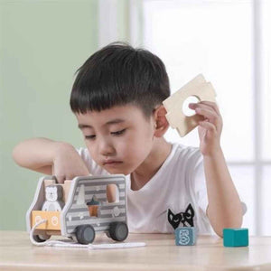 Pull-Along Shape Sorting Truck: Learn, Pull, and Play! - Fun Learning Store