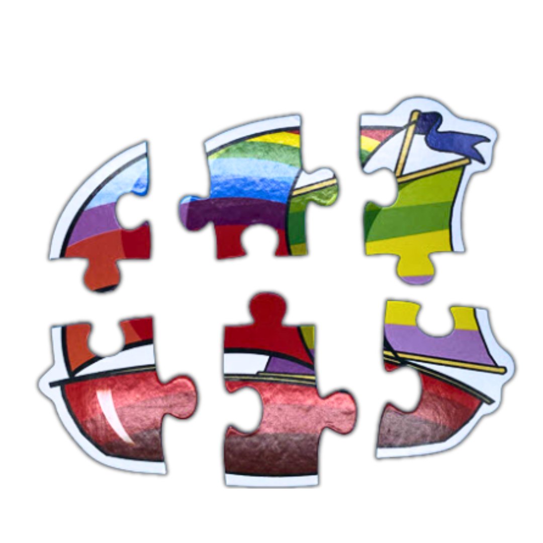 Puzzles - 6 Pieces - Educational Fun Game - Fun Learning Store