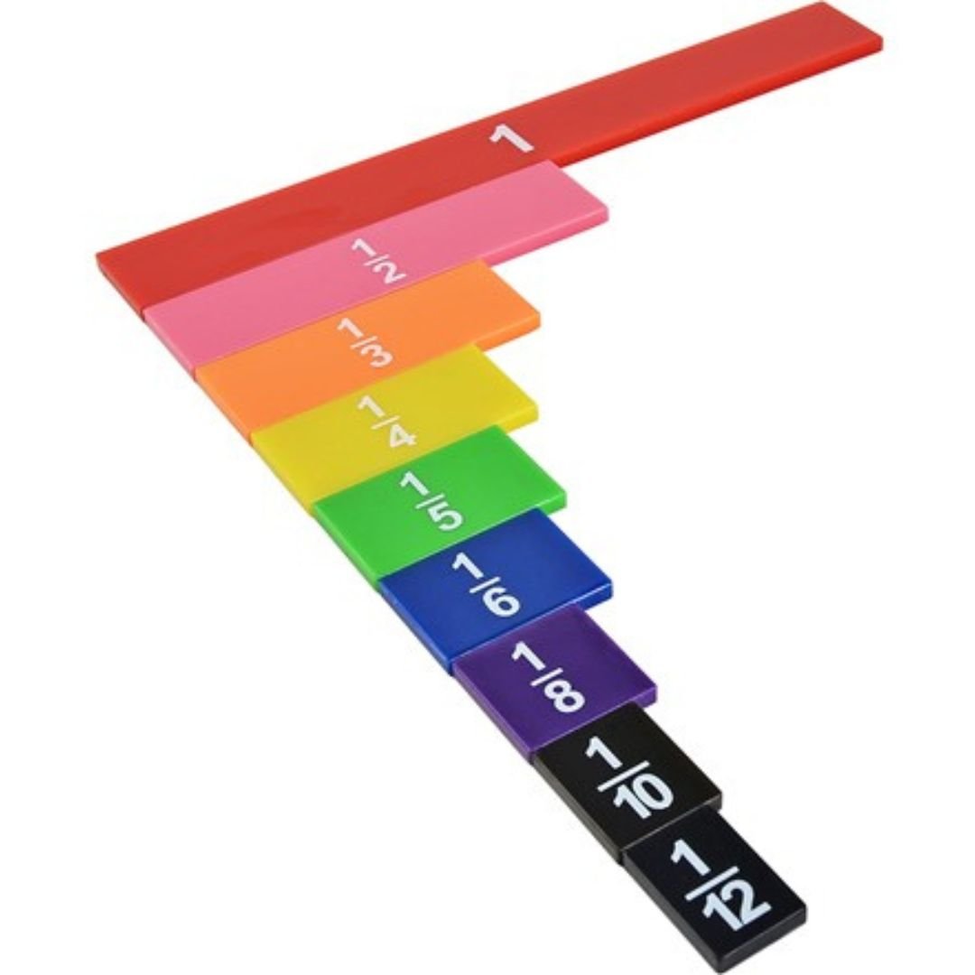 Rainbow Fraction Tiles – Colorful, Hands - On Math Fun for Kids! - Fun Learning Store